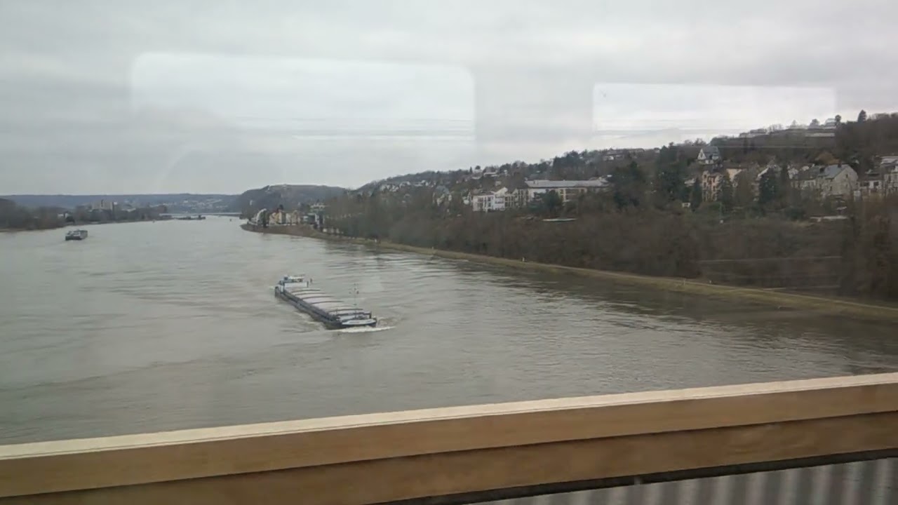RB 27 von Koblenz hbf Ausfahrt bis Koblenz Ehrenbreitstein Bahnhof Einfahrt von Koblenz hbf Köln Mes
