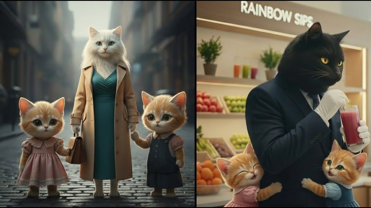 Abandoned Mom Cat & the Cheating Father #CruelDadCat #CruelDadCat #kittenlove