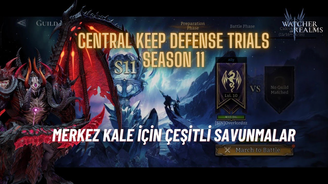 Central Keep Defense Trials SEASON 11 - Watcher of Realms #watcherofrealms #GVGS11Event