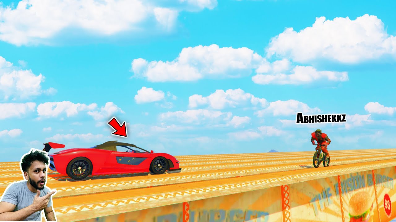 Car Vs Cycle Face To Face GTA 5