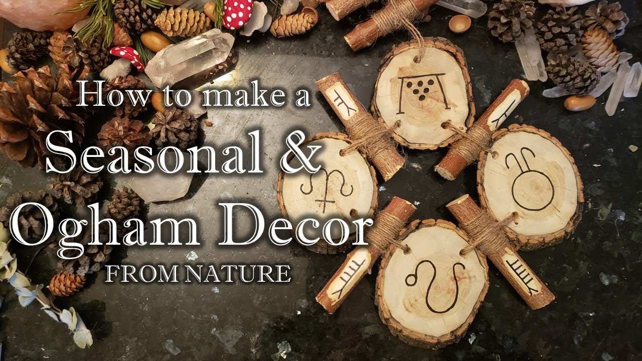 Seasons & Ogham Decor  For all year round Decoration, Celtic Pagan, Pagan Crafting, Witchcraft