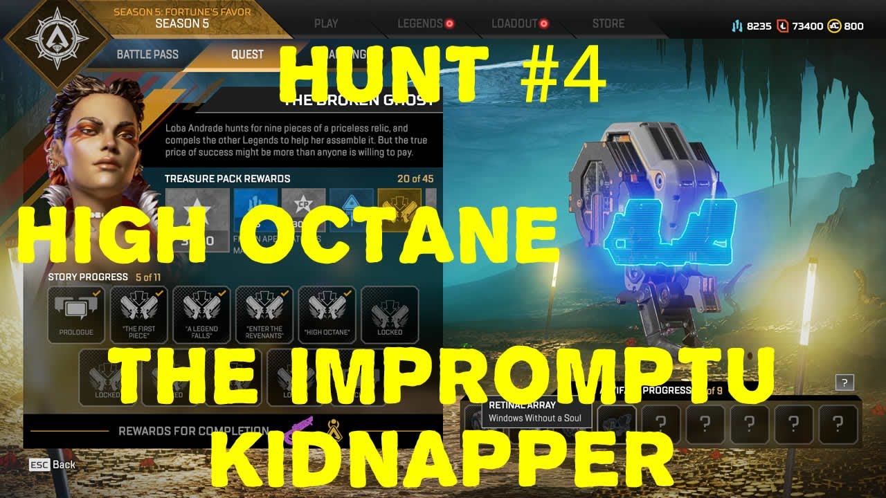 Hunt #4 High Octane and The Broken Ghost Chapter Four - The Impromptu Kidnapper