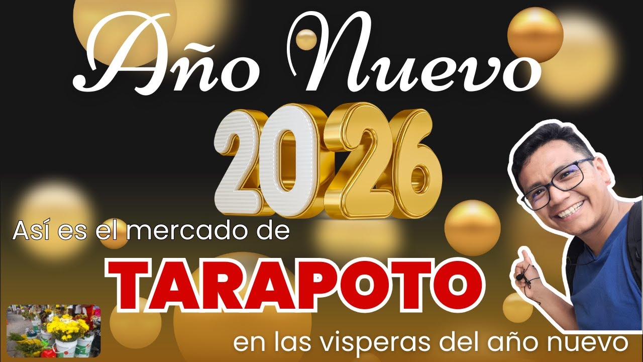TARAPOTO | Asi se recibe el año 2026 #viralvideo #tarapoto #añonuevo #2026 #mercado #gersonventuro