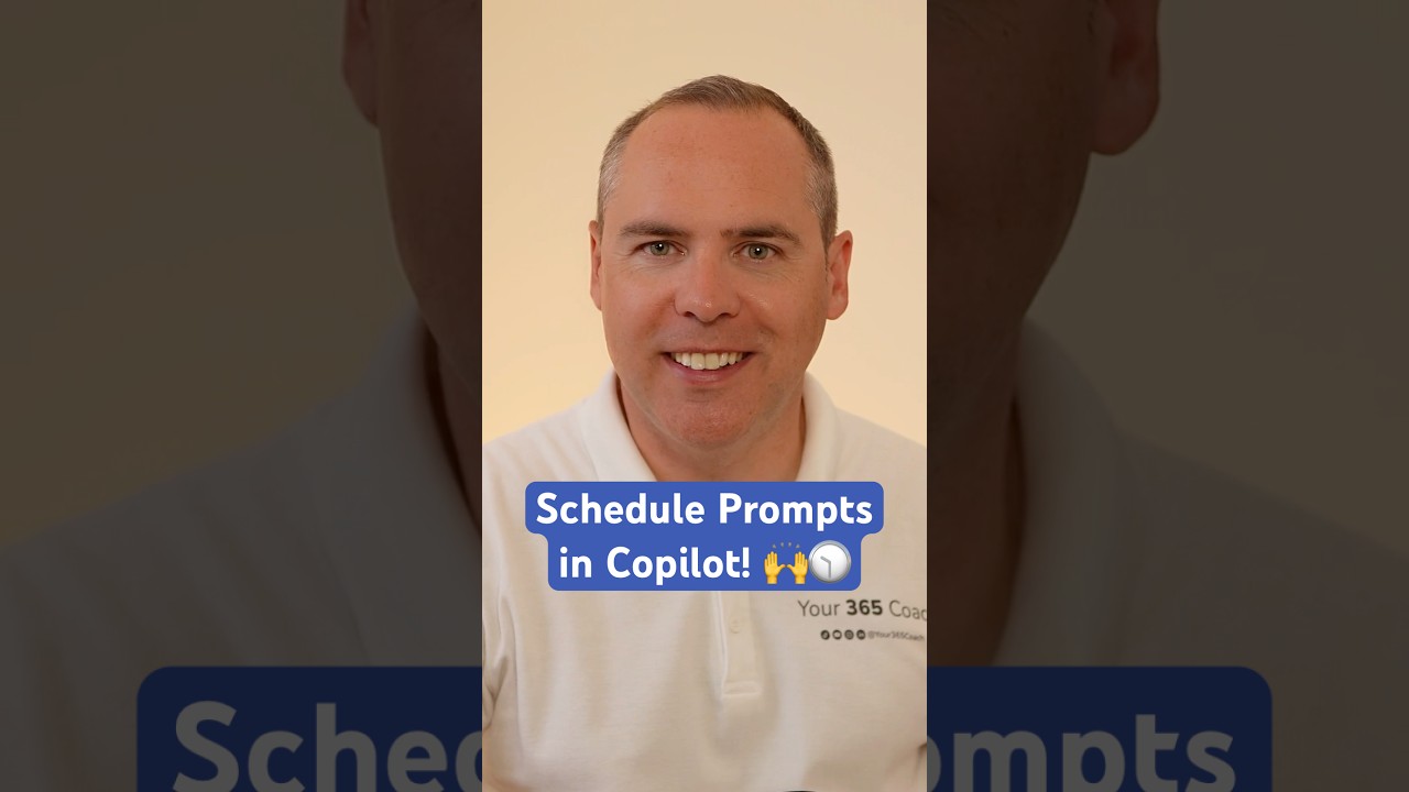 Schedule Prompts in Microsoft 365 Copilot and Save Time Every Week!