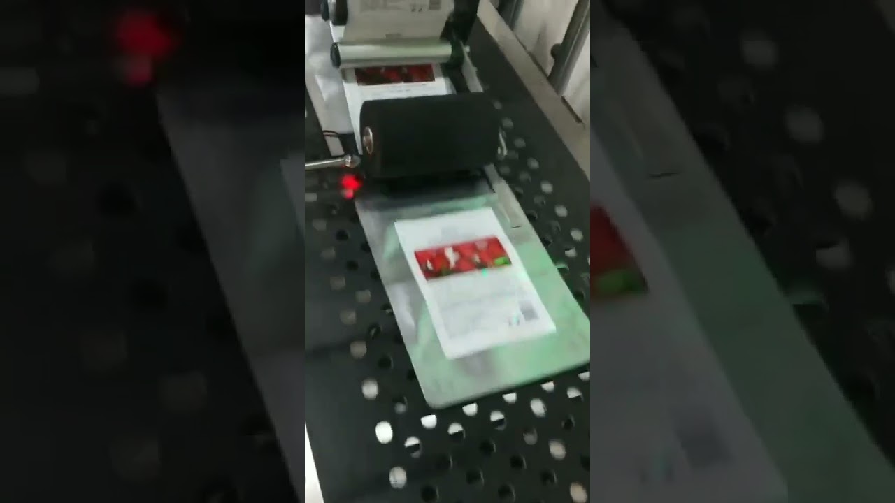 Automatic Flat Pouch Labeling Machine for Efficient Packaging for Food Cosmetics Pharmacy OEM