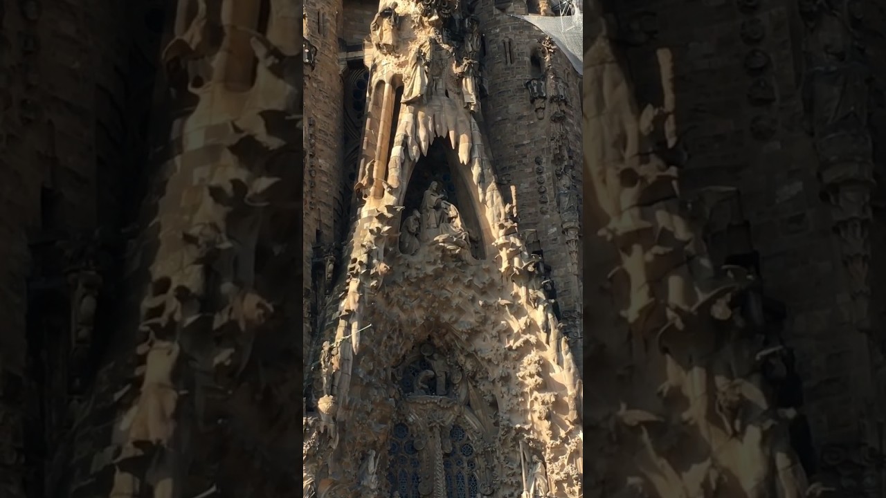 SAGRADA FAMILIA:antoni gaudi#masterpiece #travel #barcelona #beautifuldestinations #shortvideo