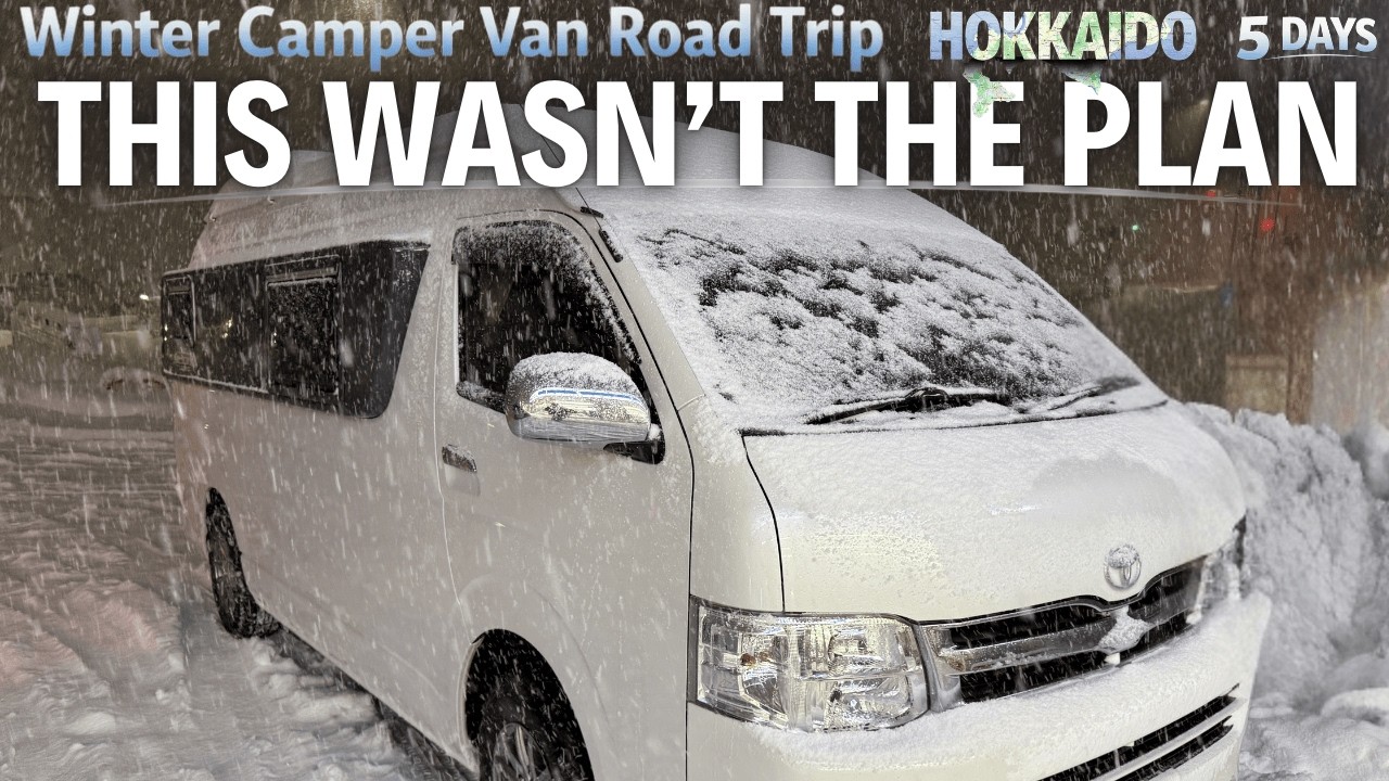 Ep. 1: This Wasn’t the Plan | Winter Camper Van Road Trip in Hokkaido (5 Days)