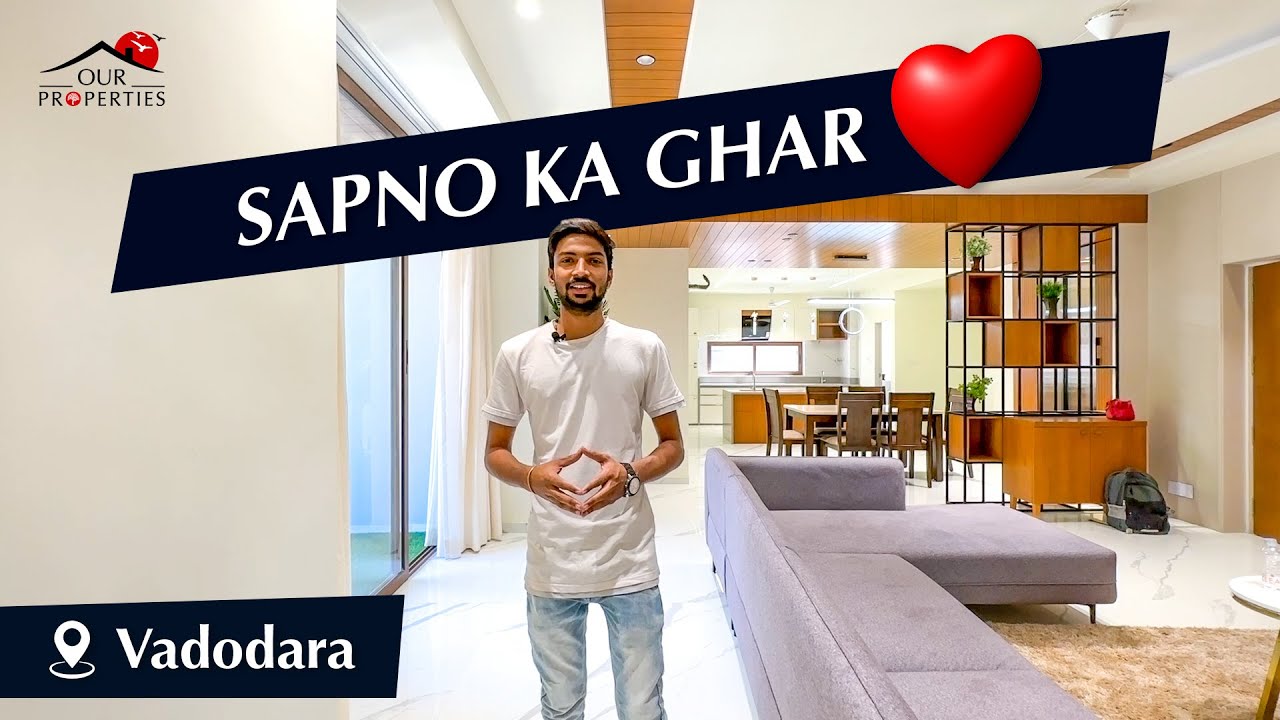 Inside a Most Luxurious 4 BHK Modern Flat Tour in Akota, Vadodara | Our Properties | 