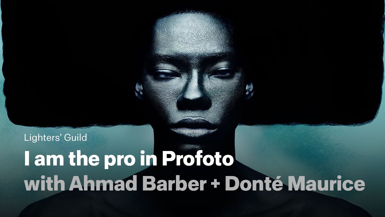 I am the pro in Profoto with Ahmad Barber + Dont&eacute; Maurice