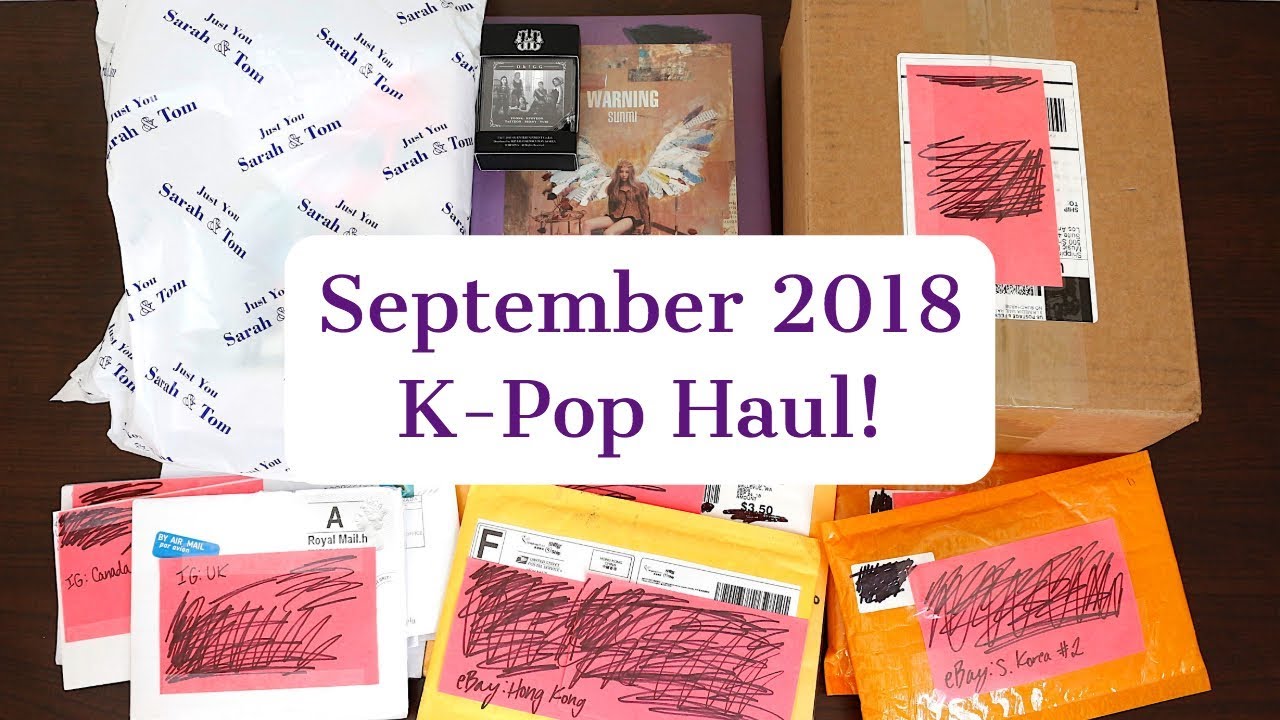 September 2018 K-Pop Haul - Girls' Generation-Oh!GG, Sunmi, Red Velvet, EXO, & Many More!