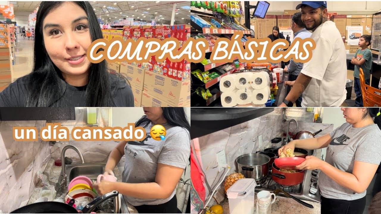 TODO LO QUE HACE UNA MUJER ENFERMA🤢 CON 3 HIJOS+FUIMOS AL SÚPER📦