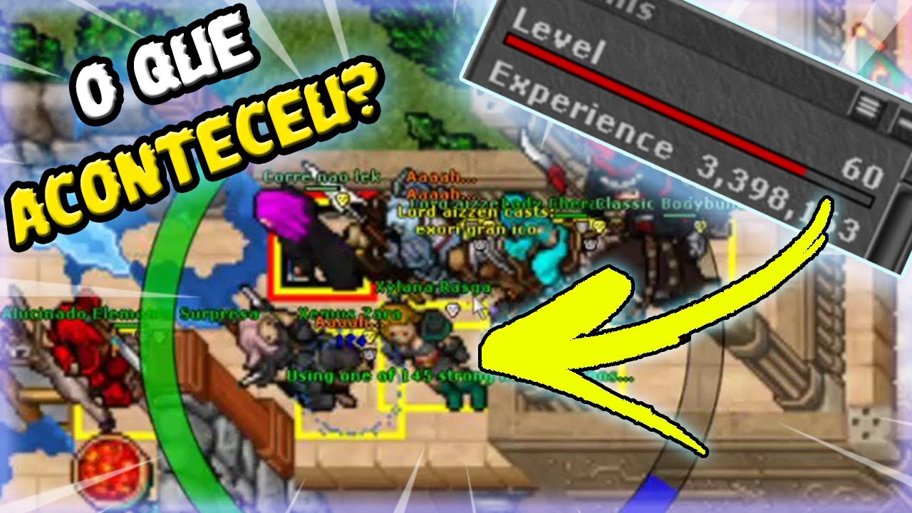 LEVEL 60 dando BAILE nos HIGH LEVEL antes do UPDATE | XANDEBRA | TIBIA PK