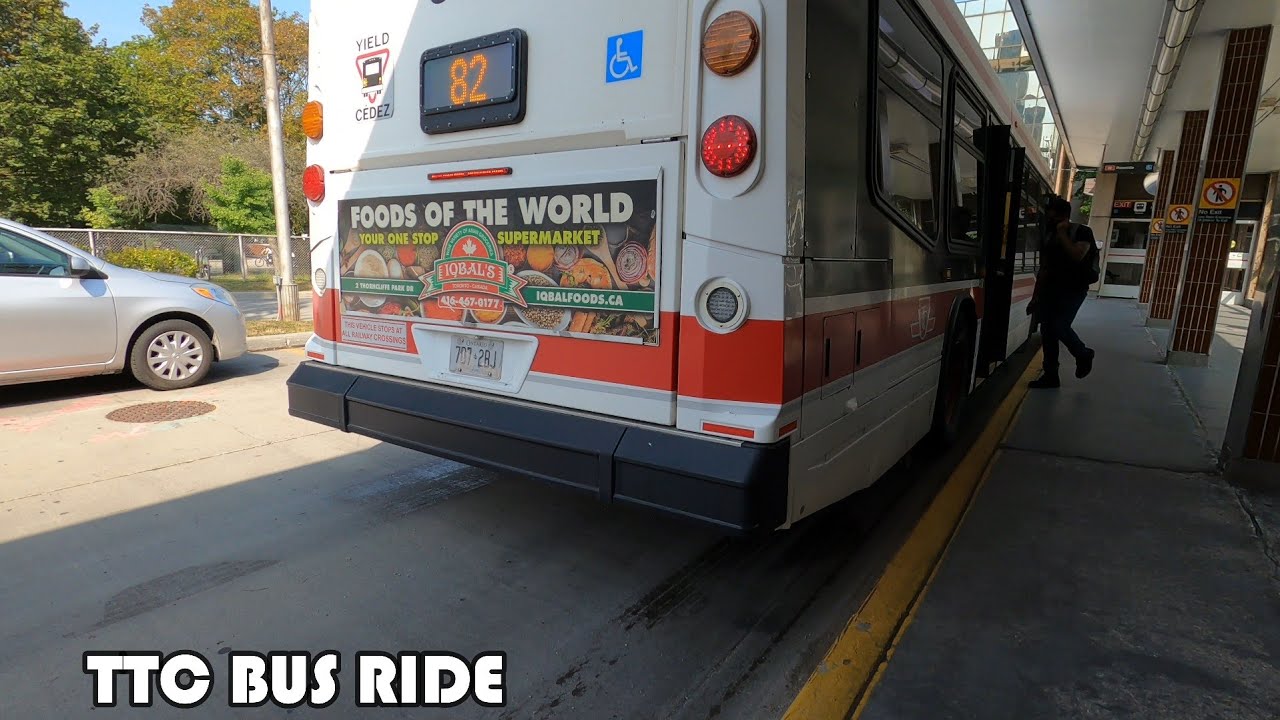 TTC Route 82 Bus Ride From Rosedale Station Back To Rosedale Via Summerhill Ave & MacLennan Ave