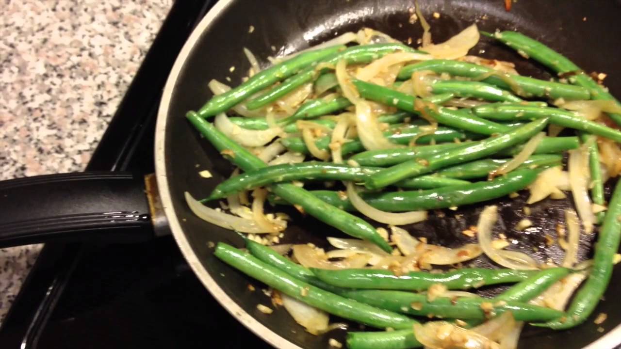 Chicken & Green Beans in 20 minutes - Pan Cooking