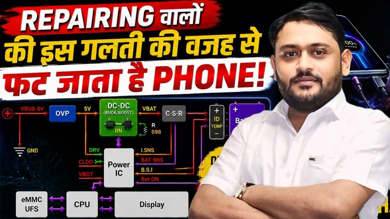 मोबाइल में Charging कैसे जाती है? ये गलती फोन को फाड़ सकती है! @pankajkushwaha