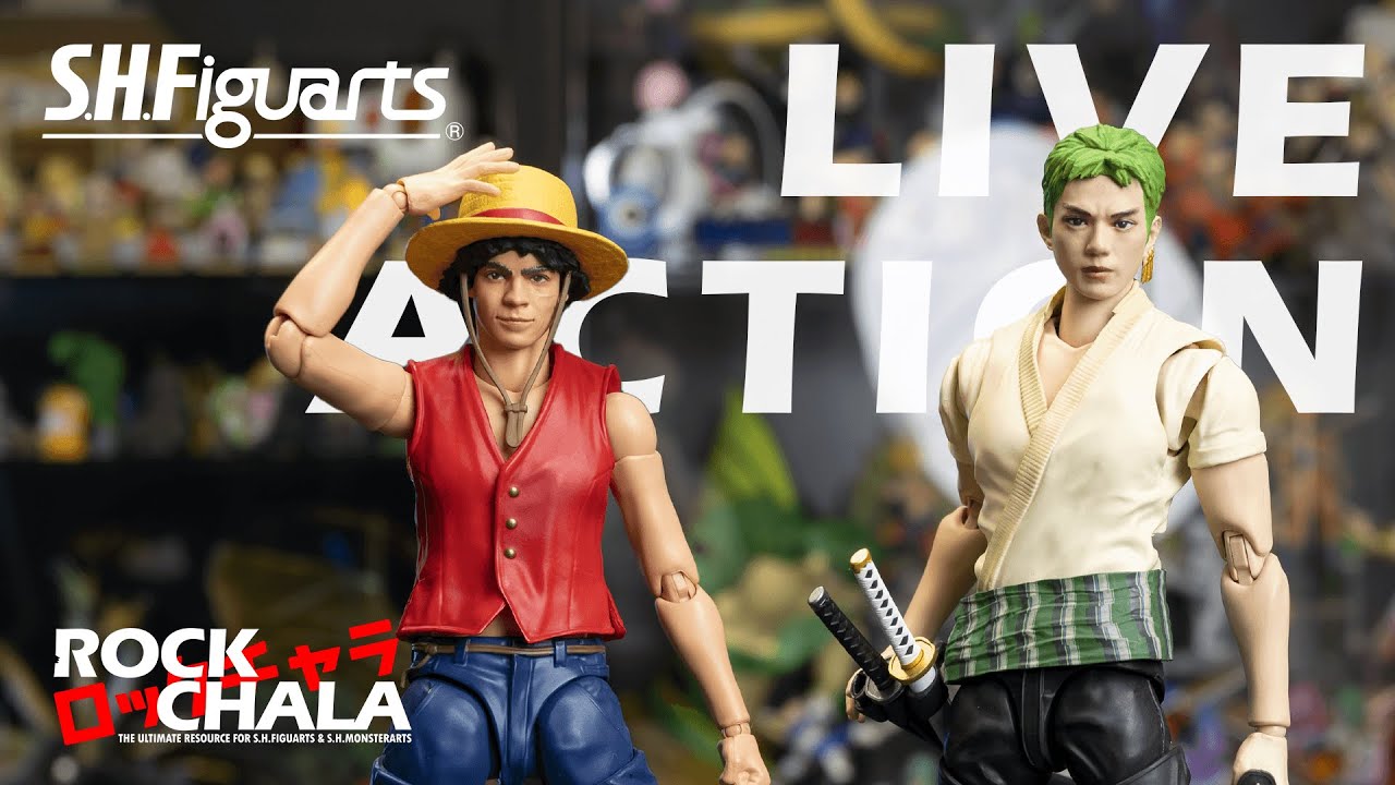 Обзор фигурки S.H. Figuarts One Piece Zoro (сериал Netflix: ONE PIECE) + Луффи