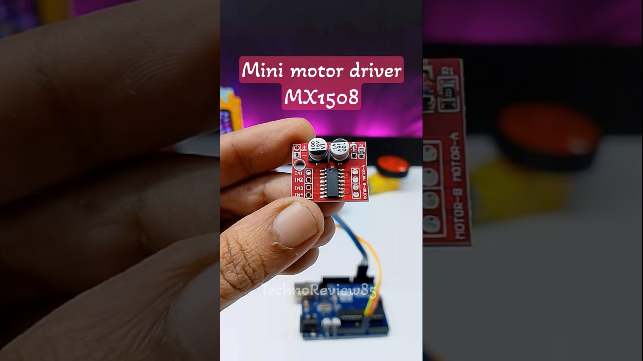 Mini motor driver Mx1508 #arduino