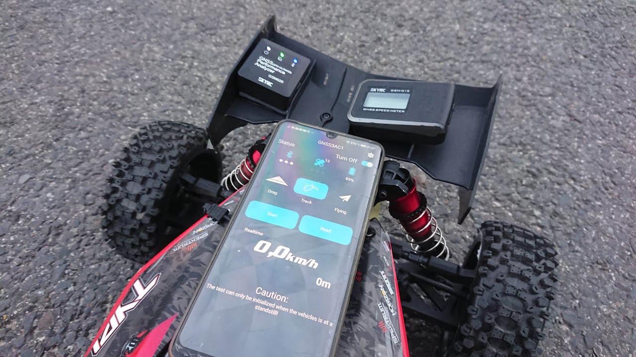 Begrenzte Reichweite - Reichweitentest - Bluetoothverbindung zum SkyRC GNSS Performance Analyzer