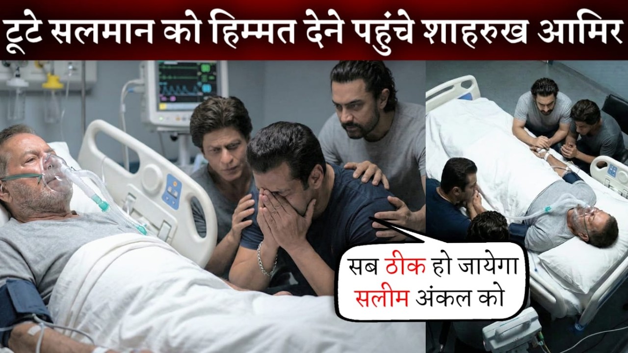 Shahrukh Khan Aamir Khan Arriving to Support Salman Khan Family after Admitted Salim Khan