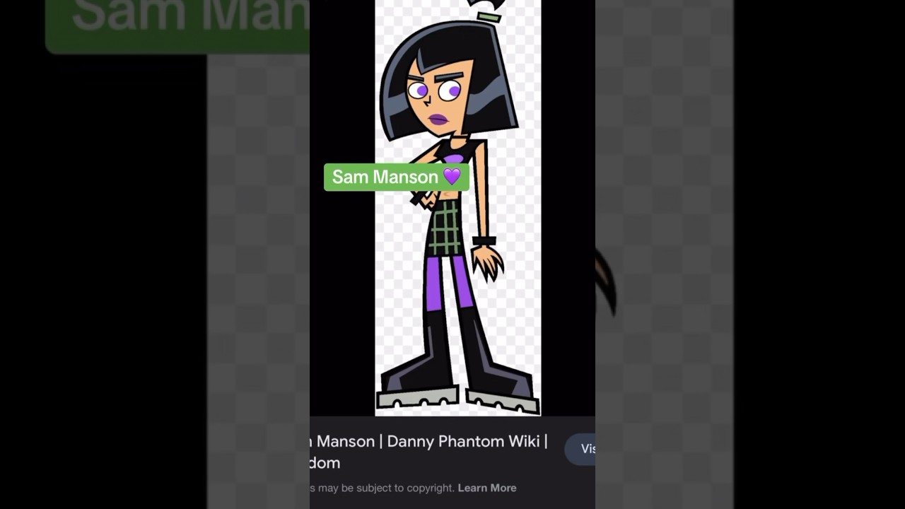 Turning myself into: SAM MANSON! 💜 Only one left! 👀 Ib:👇🏼#dannyphantom #sammanson #cosplay #fyp