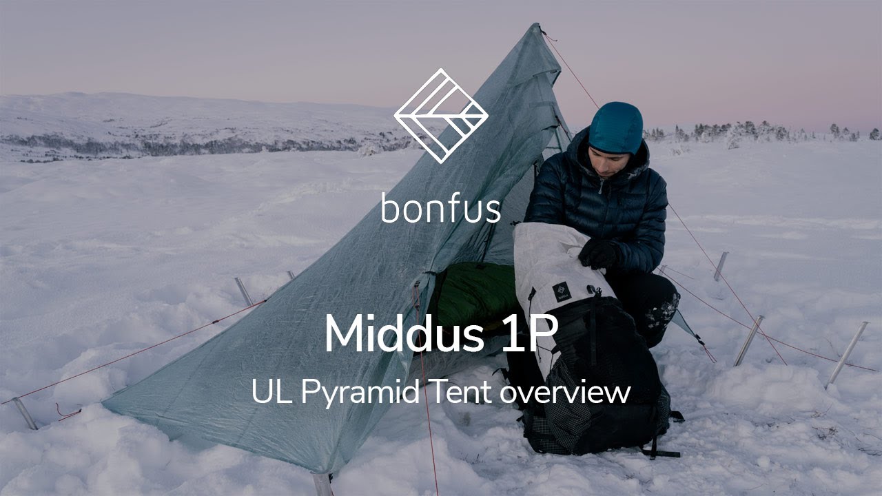 Bonfus Middus 1P | UL DCF Pyramid Tent Overview