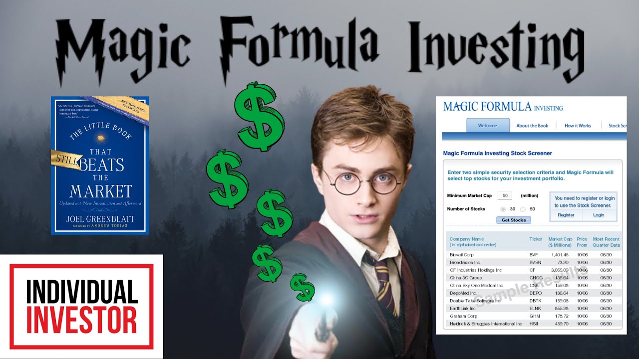 Investing using the Magic Formula -  January 2022