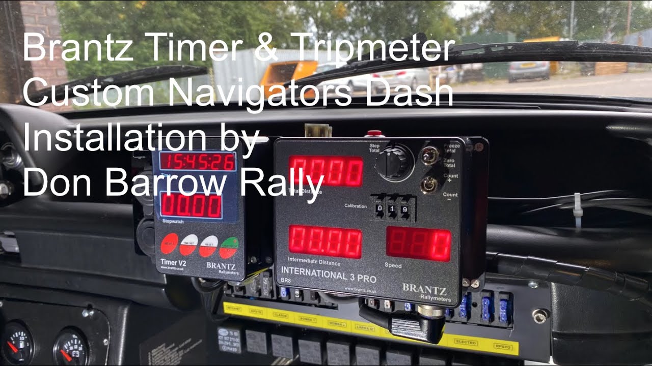 Brantz Tripmeter Installation by Don Barrow Rally