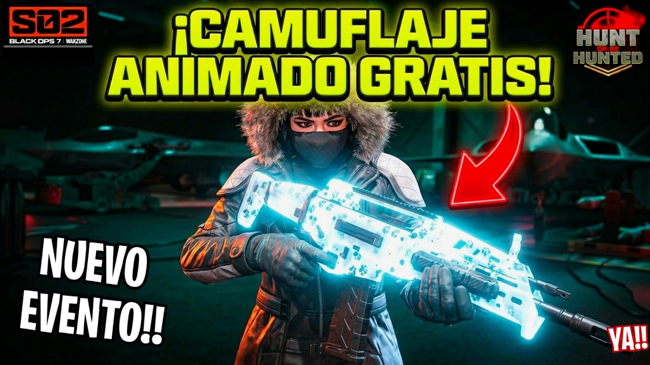 &iexcl;No Te Pierdas el EVENTO HUNT OR BE HUNTED! Ya que Black Ops 7 Esta GRATIS 🤩 (Camuflaje Animado)