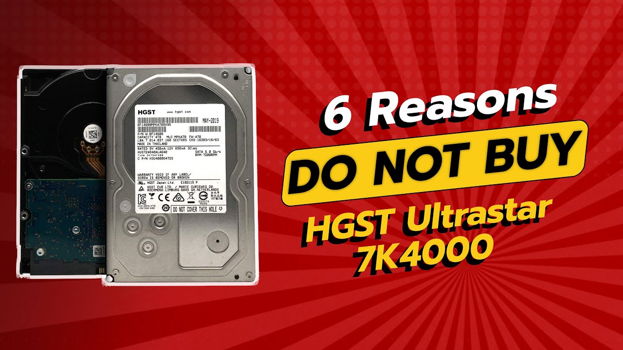 DON'T BUY HGST Ultrastar 7K4000 Before Watching THIS! 😱 (6 Reasons)