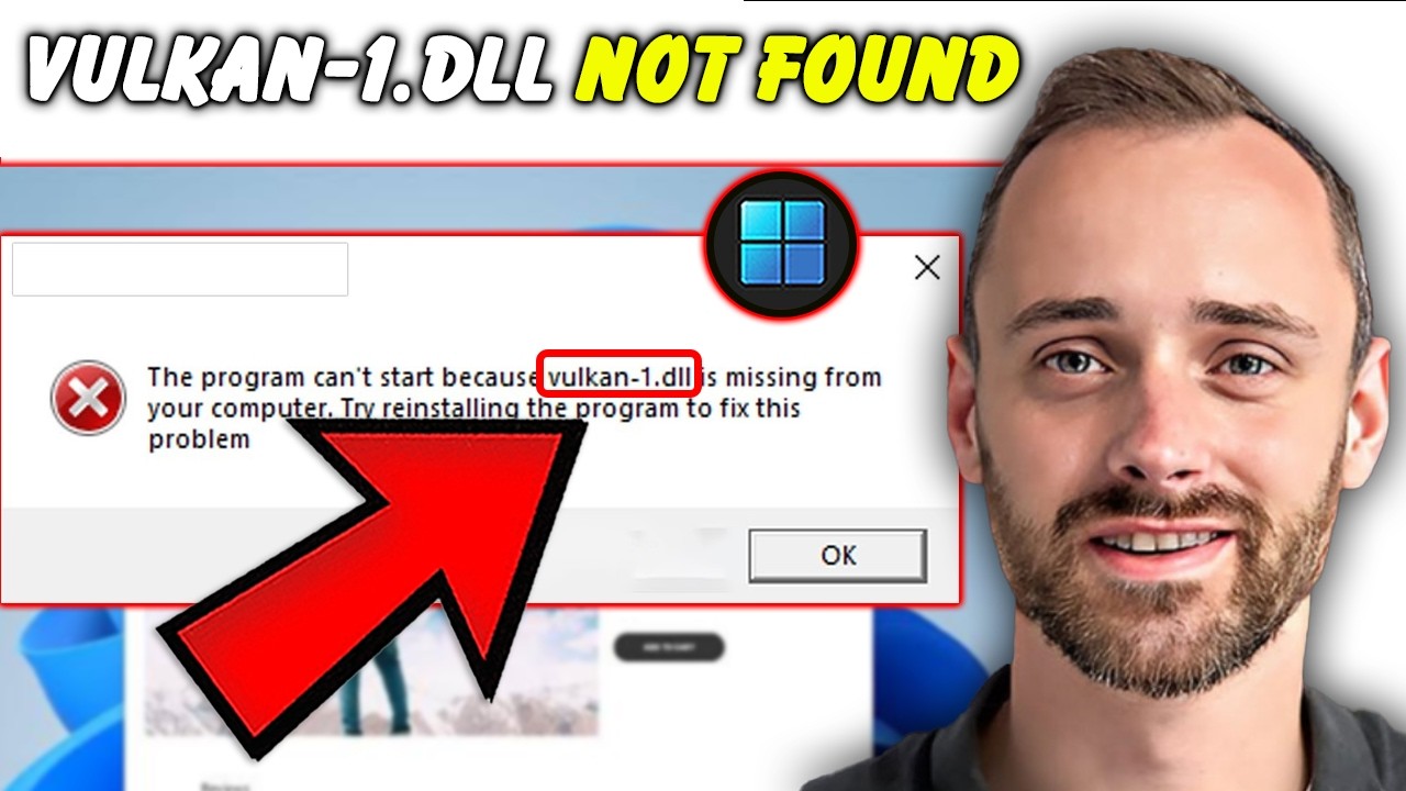 Vulkan-1.dll Missing? Reinstall Drivers and Fix Windows Game Crashes Step By Step