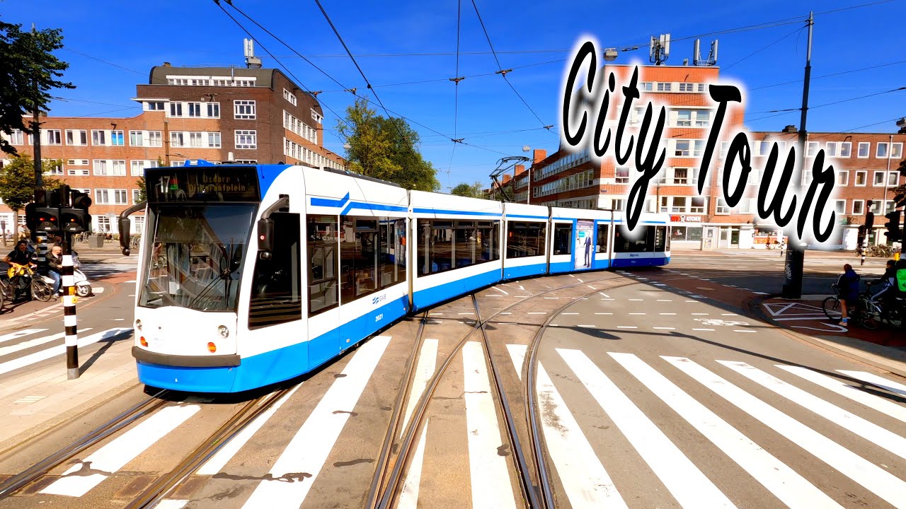 🇳🇱 Cab Ride 1929: Amsterdam City Tour Part 1 Electric  Museum Tram 5/9/2021