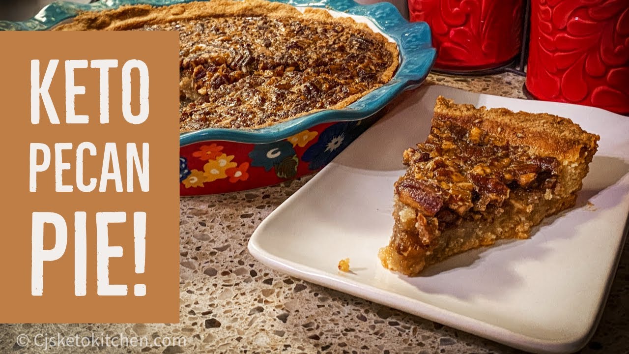 Keto Pecan Pie - Unbelievably Delicious! #KetoRecipes #LowCarbRecipes #KetoHolidayRecipes #Lowcarb