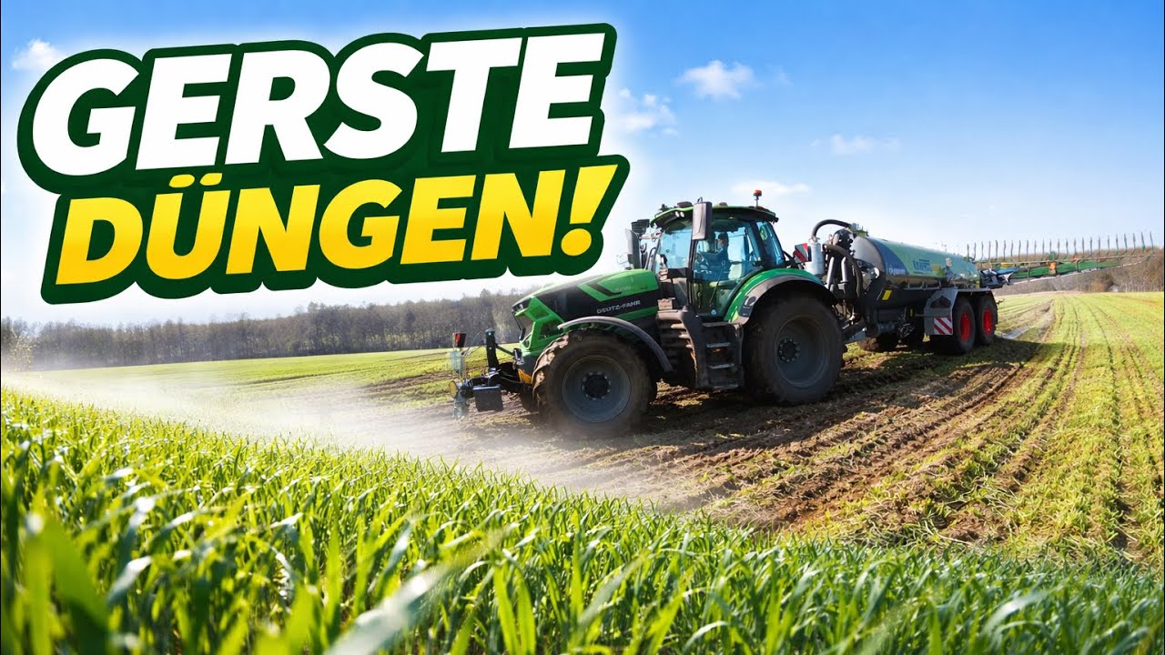 Farmvlog #444 | Endlich wieder Gülle! Wir Düngen die Gerste
