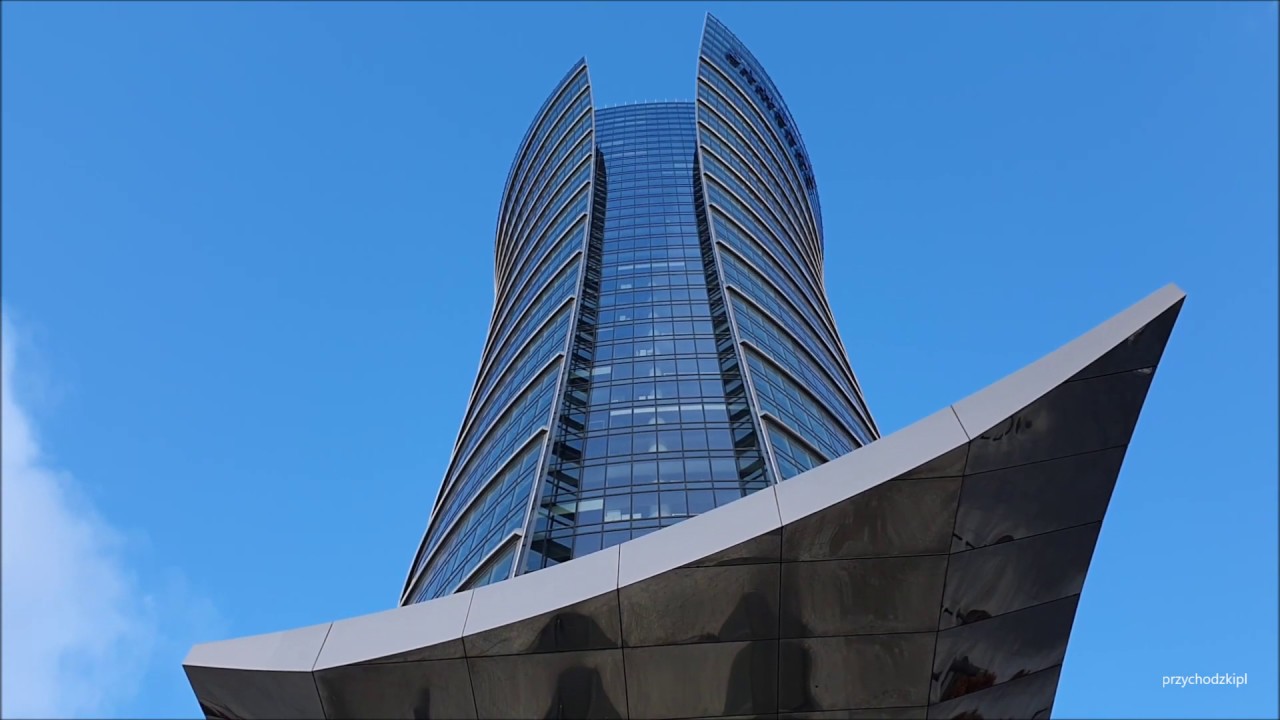 Warszawa Warsaw Spire 180m wieżowiec (z iglicami 220m) / skyscraper 180m (with spiers 220m high)