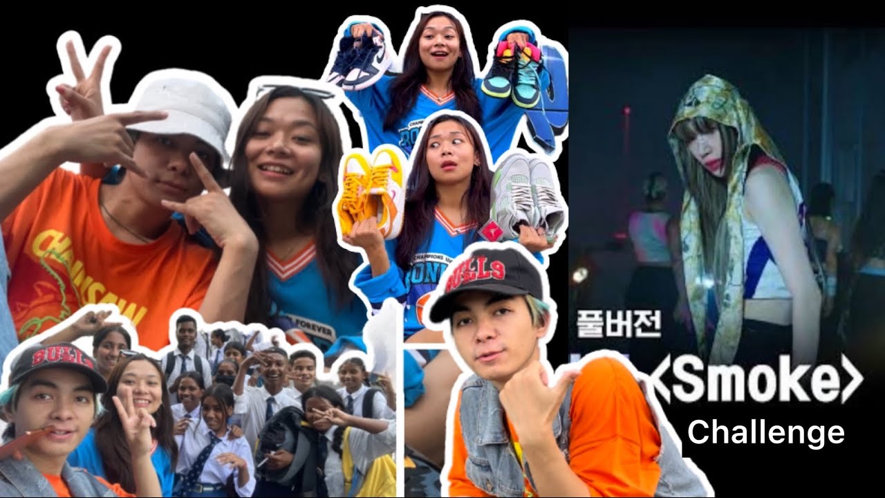 Norbu practicing SMOKE challenge/Cute fans moment/shoe collaboration shoot