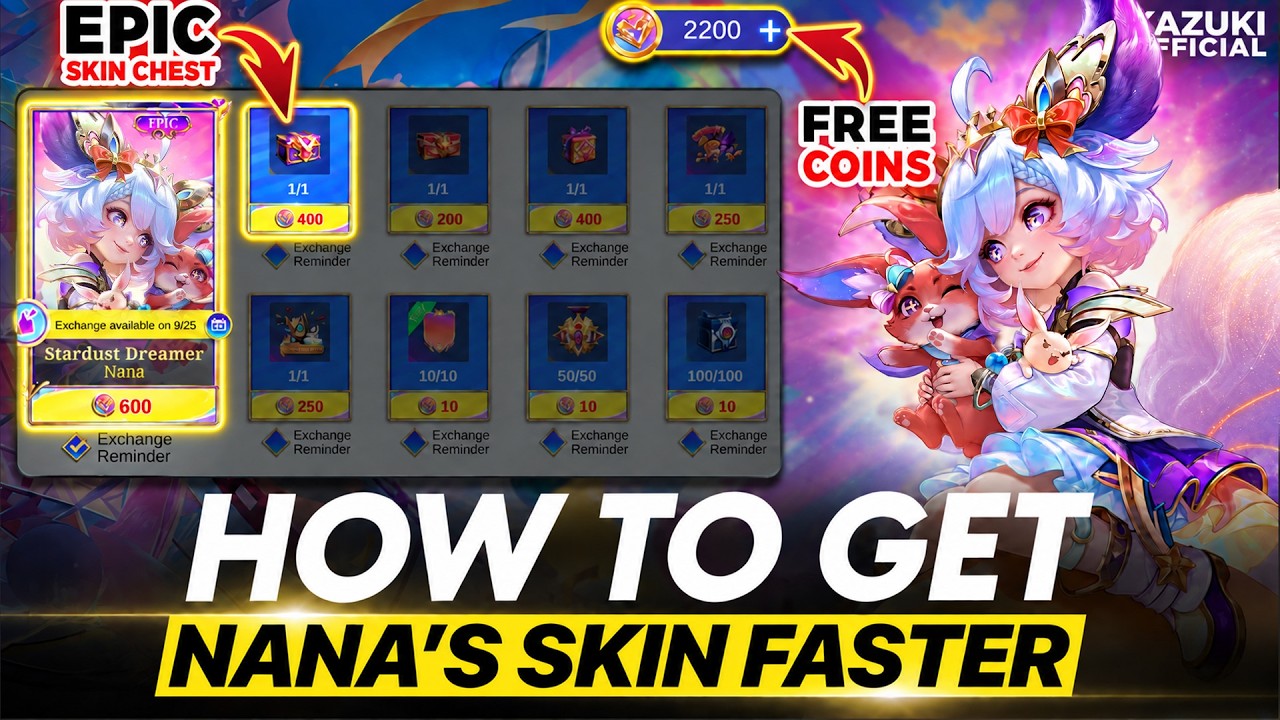 HOW TO GET NANA'S FREE EPIC SKIN FASTER BEFORE ANYONE ELSE!