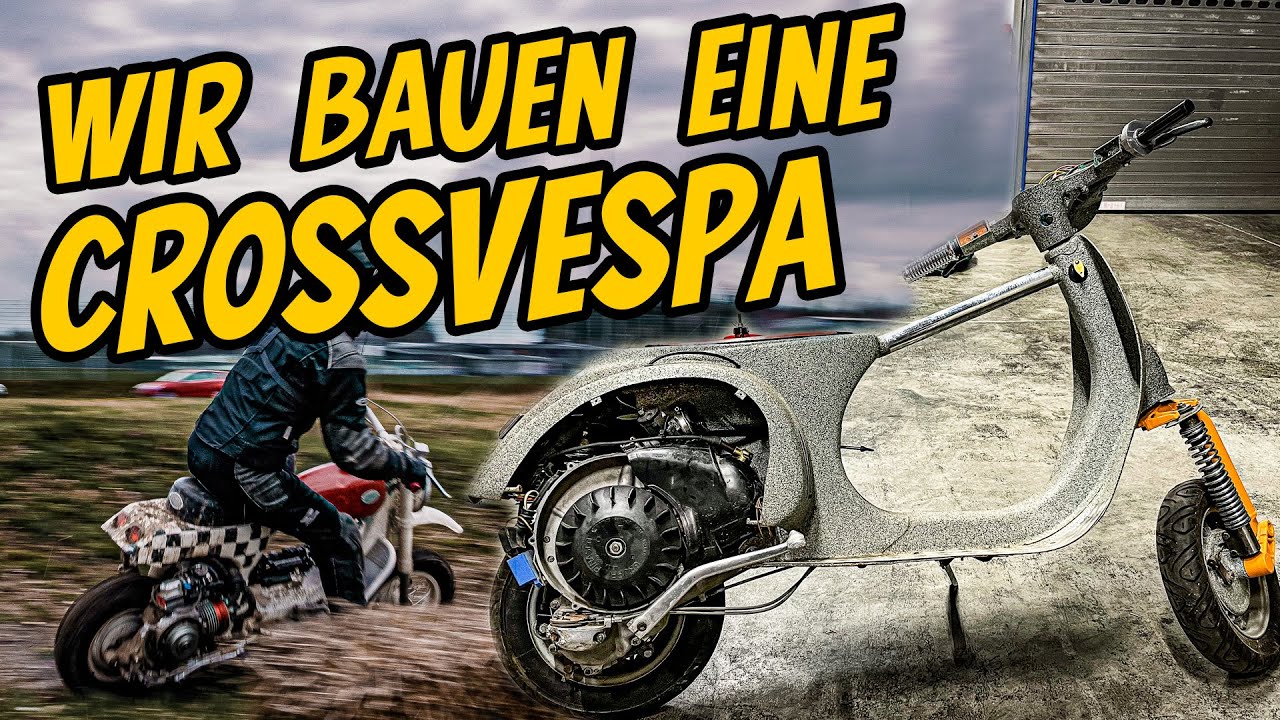 Wir bauen eine CROSSVESPA Teil 1 | V50 mit PX Motor | Blechgef&auml;hrten