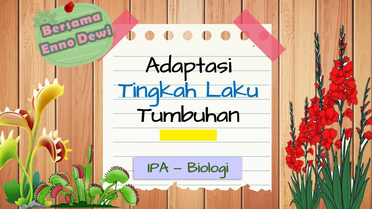 ADAPTASI TINGKAH LAKU TUMBUHAN || OSN IPA SD
