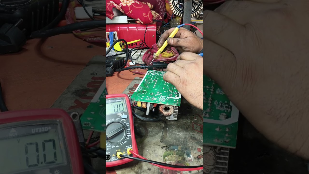 Microtek charger 48volt 16ampere fault logic card (child pcb ) live clear