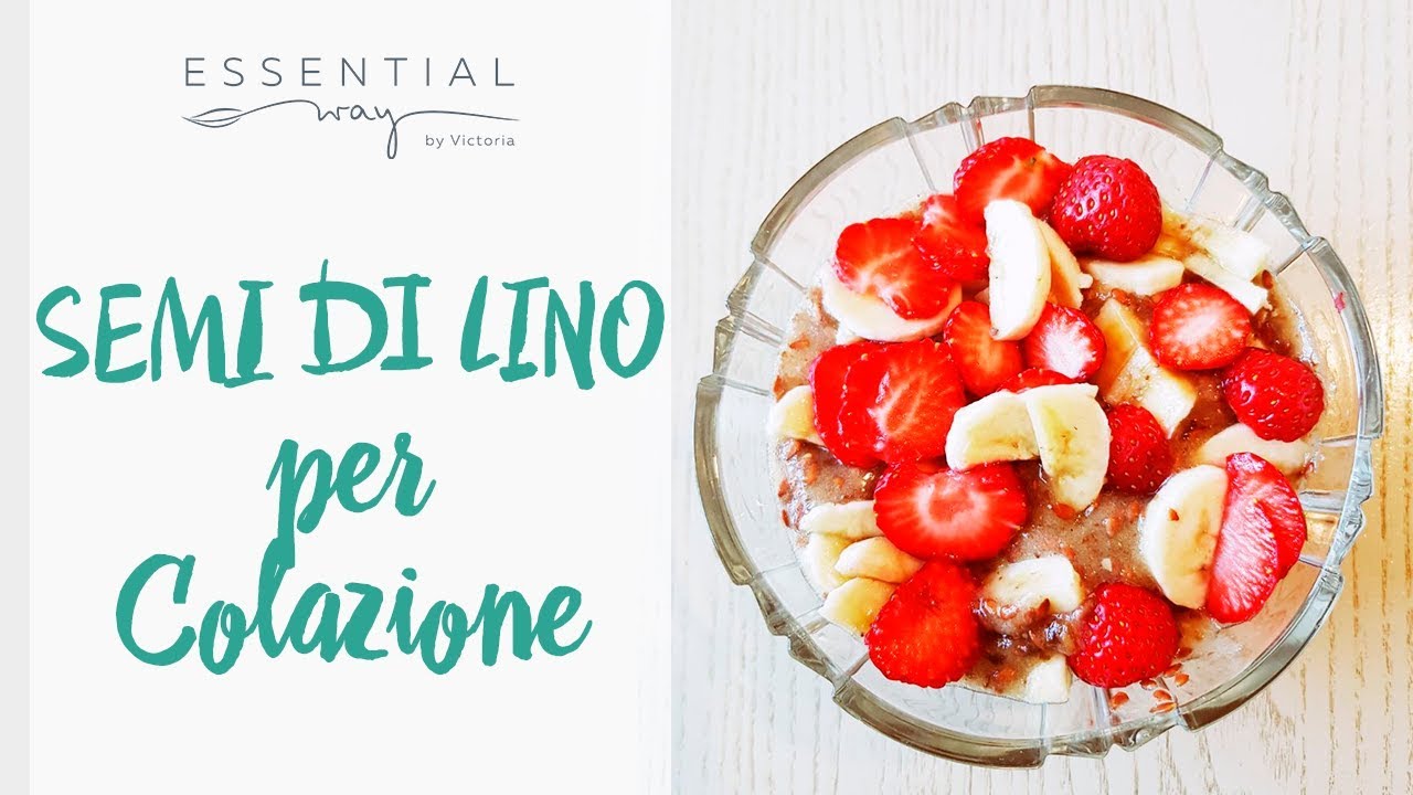 Cucina Bio:Colazione di semi di lino/Budino gustoso e sano