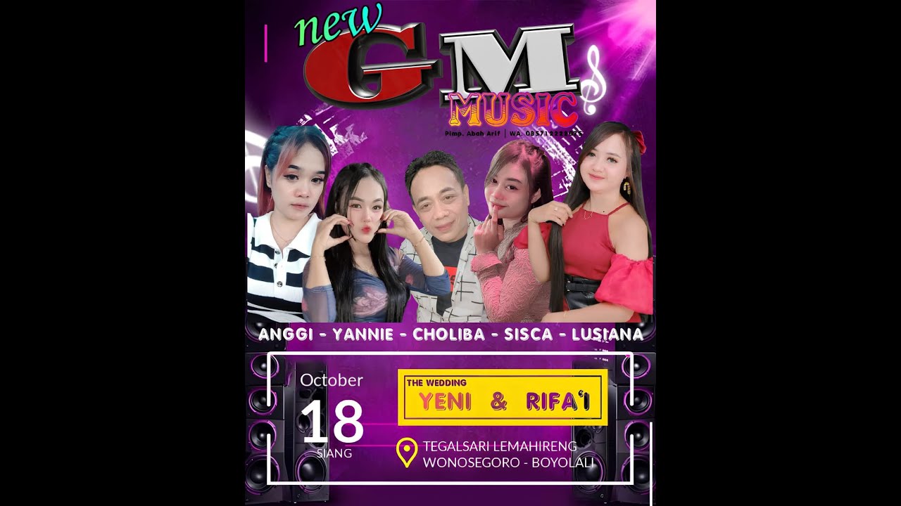 Live The Weding YENI & RIFAI suport by tehnik multimedia group bayan guwo