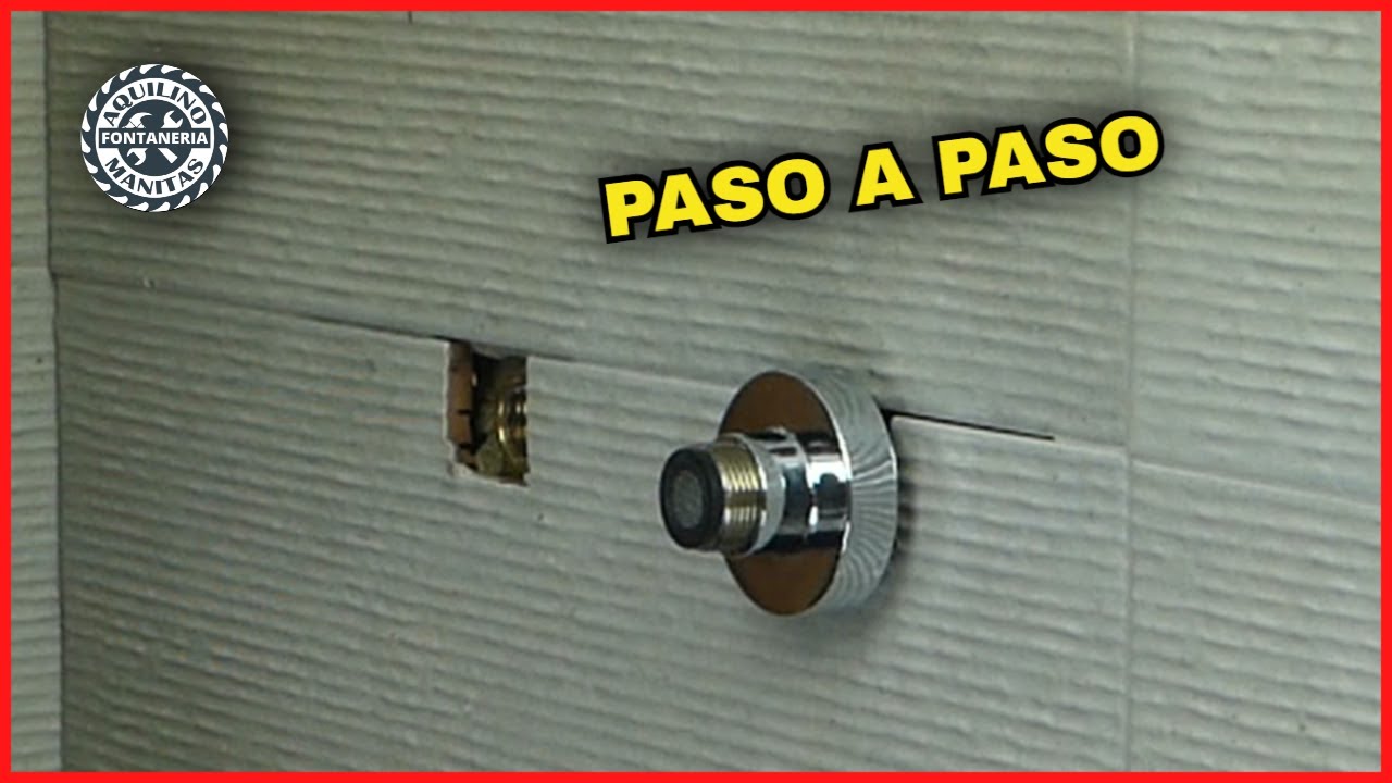 💥Instalación de DUCHA  Paso a Paso. Griferia TRES.