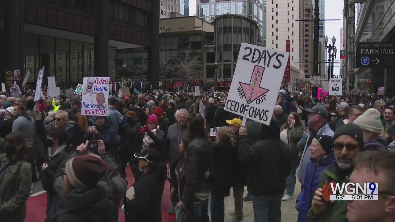 ‘Hands Off!’ protests against Trump and Musk are planned Saturday across Chicagoland, US