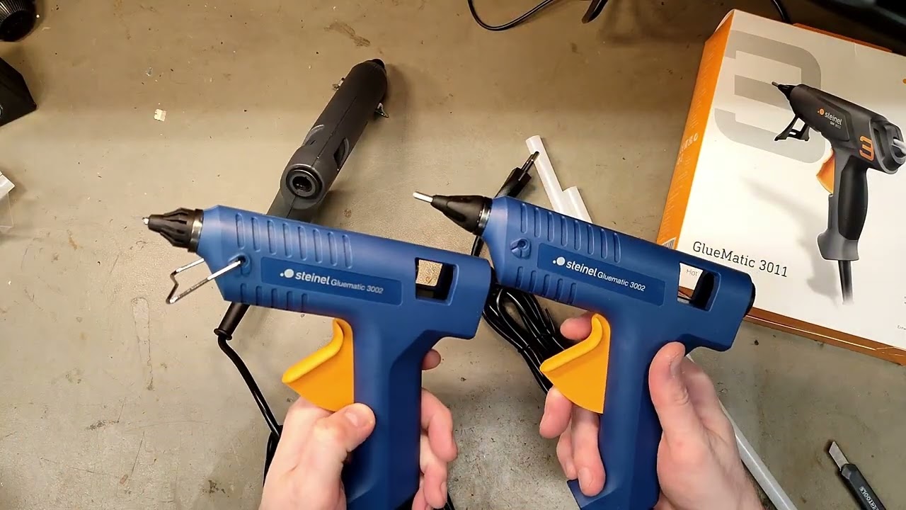 Amatör test av 4 Steinel GlueMatic Limpistoler (G3002, G3002-SET, 1011, 3011)