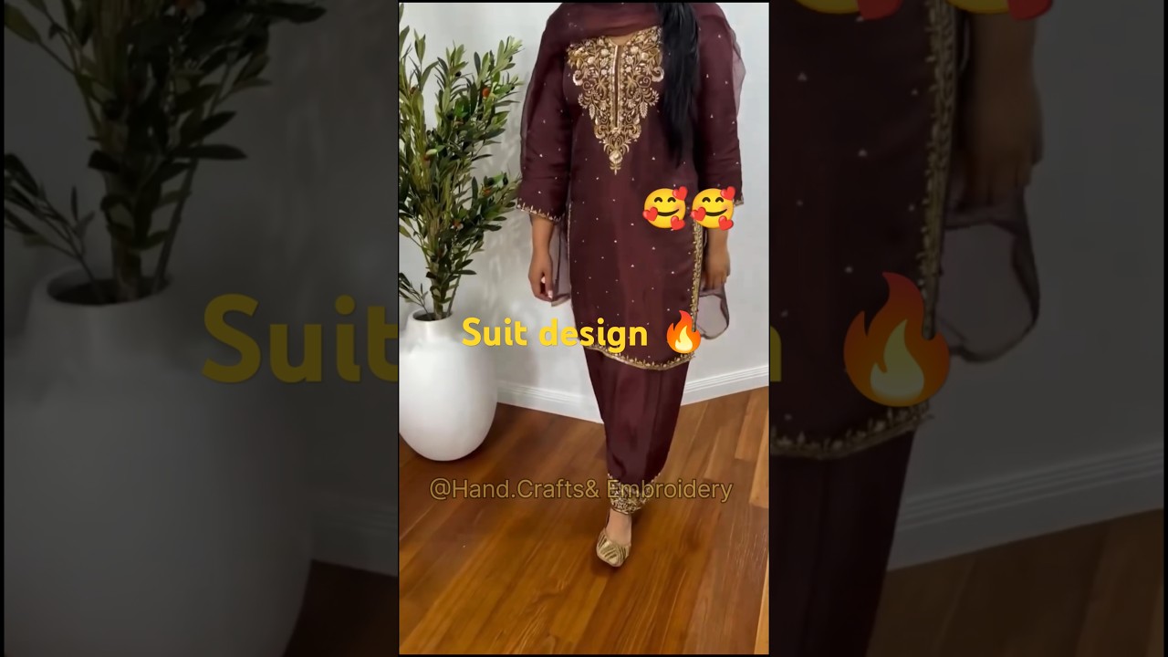 salwar poncha design suit latest trending|🔥#trending #shorts #viral #youtubeshorts #punjabiattire