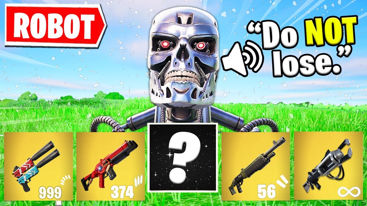 I Used a 500 IQ *ROBOT* to PICK MY LOOT