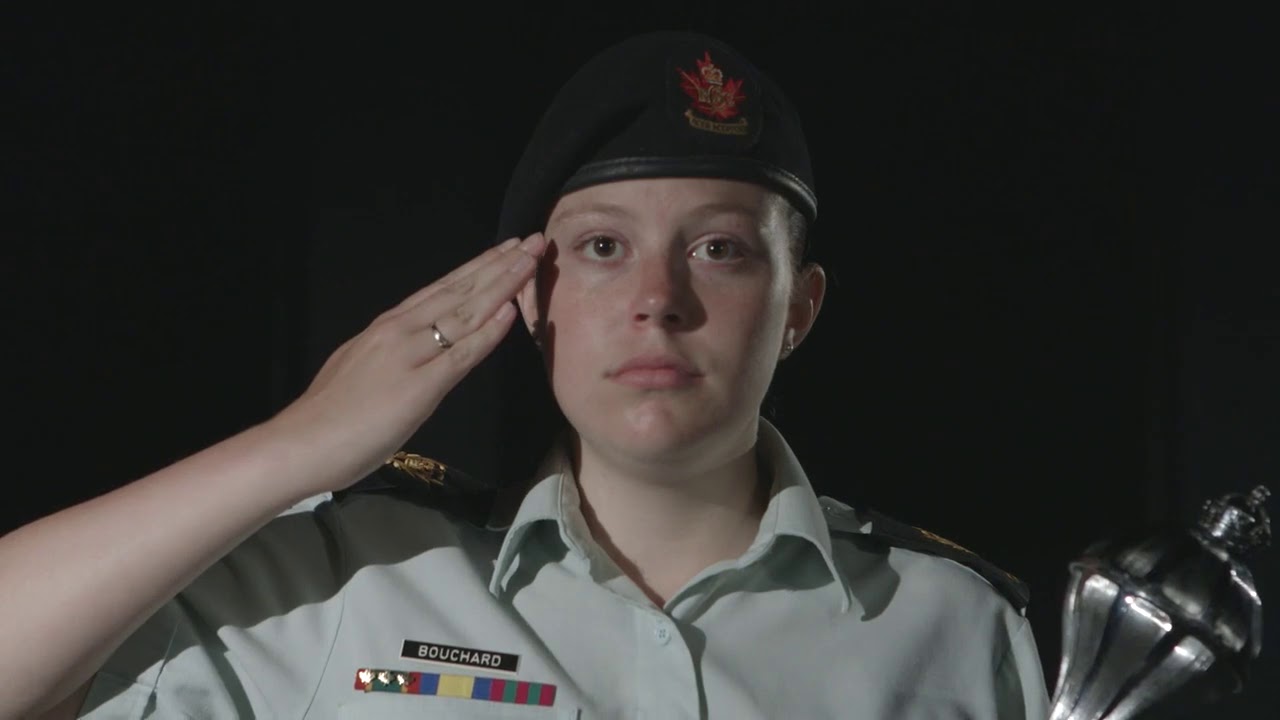 29. Drum Major Drill Movements and Mace Drill - Saluting at the Halt
