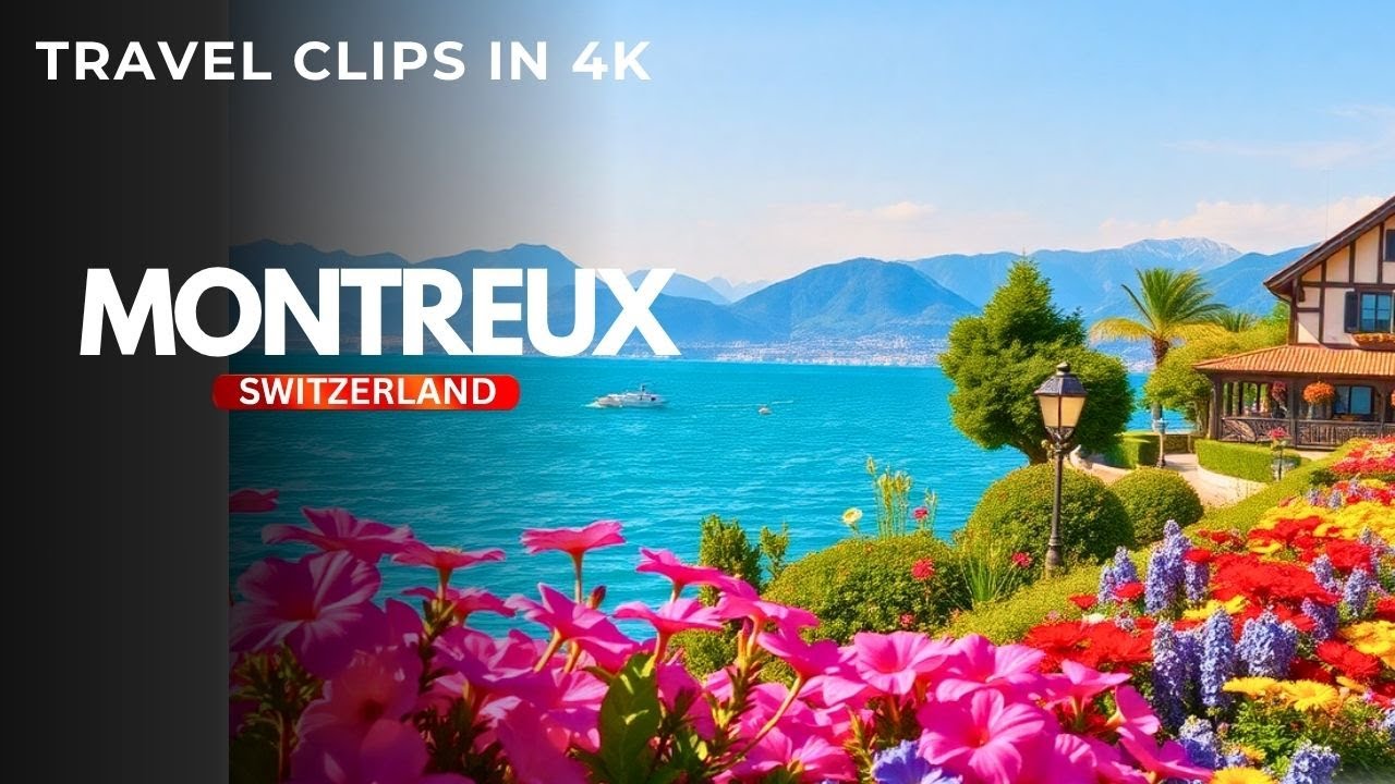 Swiss Wonder MONTREUX 🇨🇭in 4K Travel Shorts