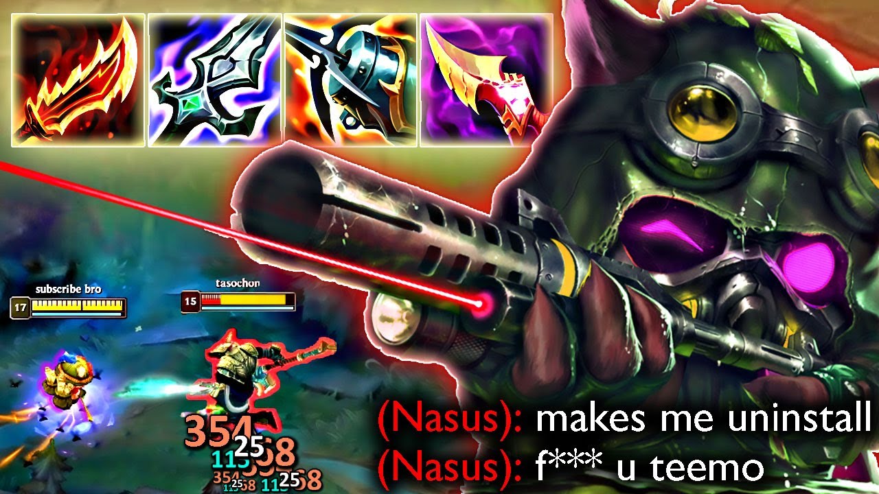 NEW MAXIMUM ATTACK SPEED TEEMO (WILL MAKE YOU UNINSTALL)