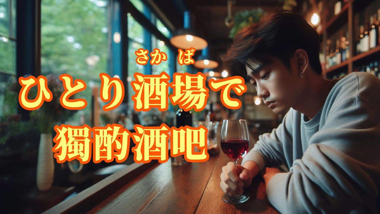 【日語導唱】ひとり酒場で（獨酌酒吧） 漢譯+注音+卡拉OK(カラオケ) -演唱: 華Hana